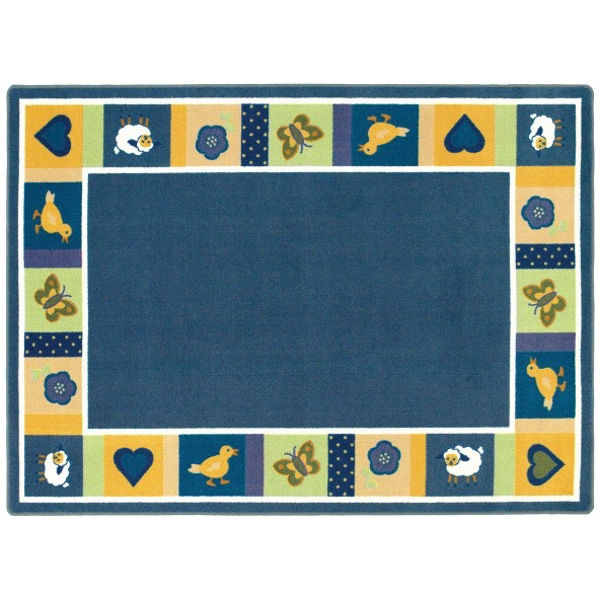 Picture of 5'4" x 7'8" Baby Blues Bold Carpet