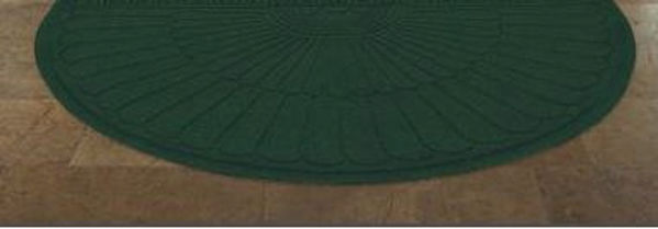 Picture of 6'x3'3" Half Oval Water Hog Mat in Southern Pine