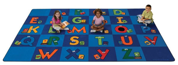 Picture of 8'4" x 13'4" Reading Letters Library Rug