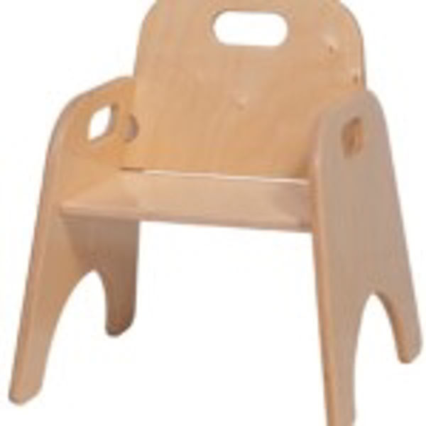 Picture of 9" Toddler chair with arms and strap
