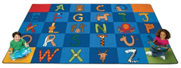 Picture of A to Z Animals 7'6"X12' Carpet