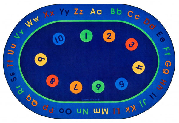 Picture of Basic Concept Literacy Rug, 8x12 RECT