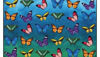 Picture of Beautiful Butterfly Seating Rug 6x9