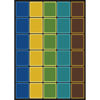 Picture of Blocks Abound Earthtone Carpet 10'9" x 13'2"