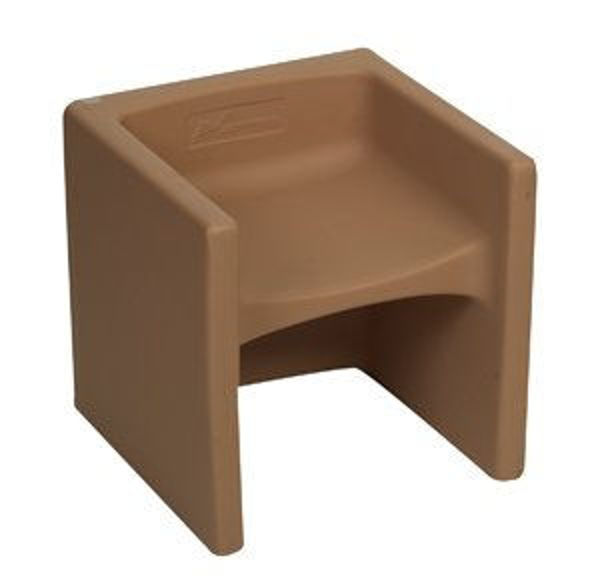 Picture of Flip Cube Chair  Nature color - Almond 15" Square