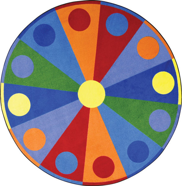 Picture of COLOR WHEEL 13'2" ROUND CARPET