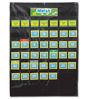Picture of Deluxe Calendar Black Pocket Chart