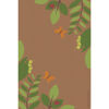 Picture of Friendly Fern Brown Carpet 6x9