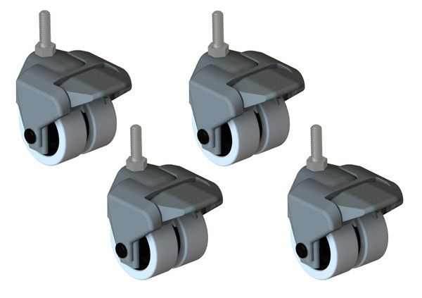 Picture of Gray Casters for Collaborative Tables, set of 4