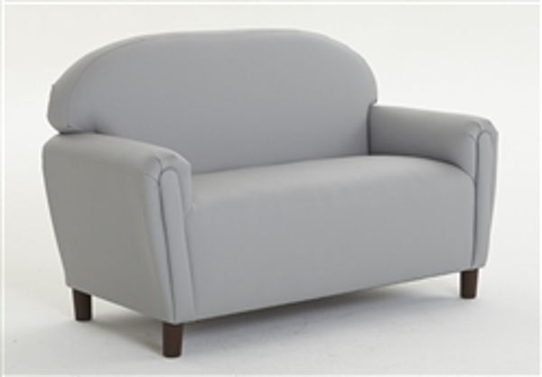 Picture of Gray Enviro-Child Upholstry Sofa, 15" Seat Ht.