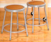 Picture of Gray Metal Stool 18" Height