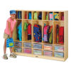 Picture of Large Locker Organizer with 10 Clear Tubs