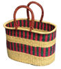 Picture of Large Oval Basket with handles Multi color