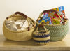 Picture of Large Oval Basket with handles Multi color