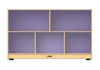 Picture of Low Single Mobile Storage Unit- Lilac Accents