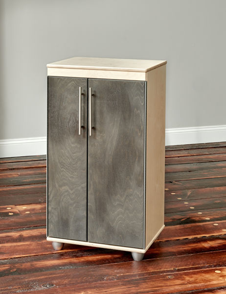 Picture of Modern Collection Gray Side By Side Refrigerator- Preschool