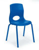 Picture of My Posture 14" Blue Chair, set of 2 with chrome legs