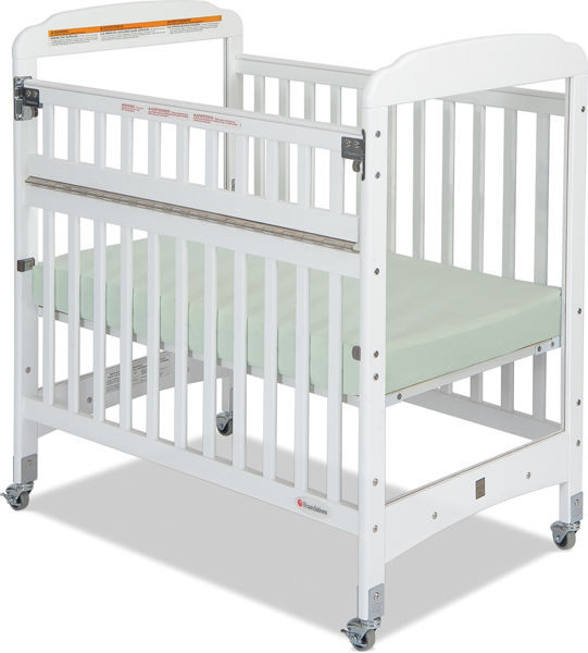 Picture of Next Gen Serenity Compact SafeReach Crib WHITE Clear Panels