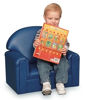 Picture of Premium Vinyl Infant size overstuffed Chair - blue
