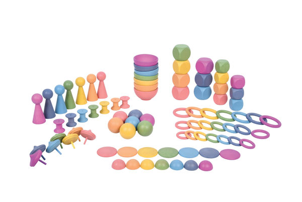 Picture of Rainbow Wooden Super Set