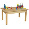 Picture of Rectangle Wood Table 30" x 48" -18" HT Legs