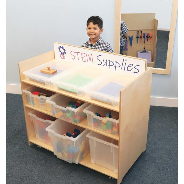Picture of STEM Cart - Mobile Storage with TRAYS