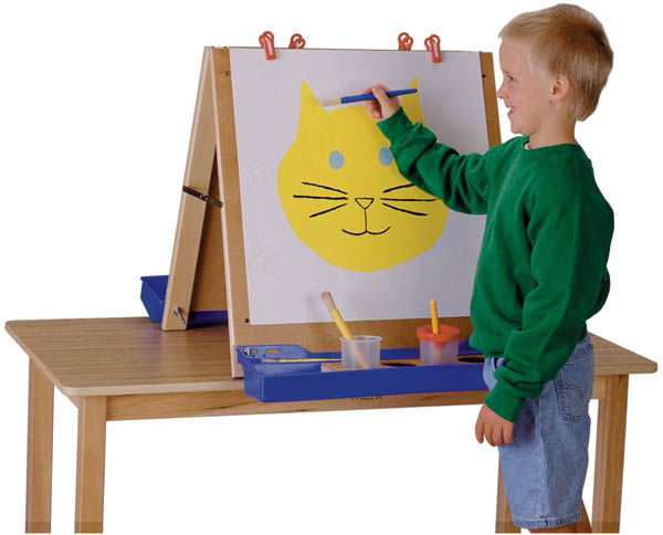 Picture of Double-sided Tabletop Wood Easel,