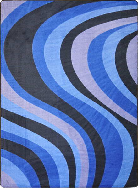 Picture of The Blue Curve 3'10" x 5'4" Carpet