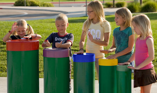 Picture of Tuned Drums Set of 5 Outdoor-Toddler Height