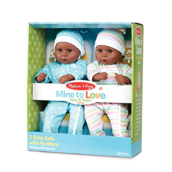 Picture of More to Love Twins Doll set - African American