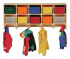 Picture of Wall Mount Coat Locker with Colored Trays