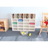 Picture of White Cubby Organizer Cabinet