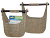 Picture of Large Oblong Seagrass Tote Basket with wood handle