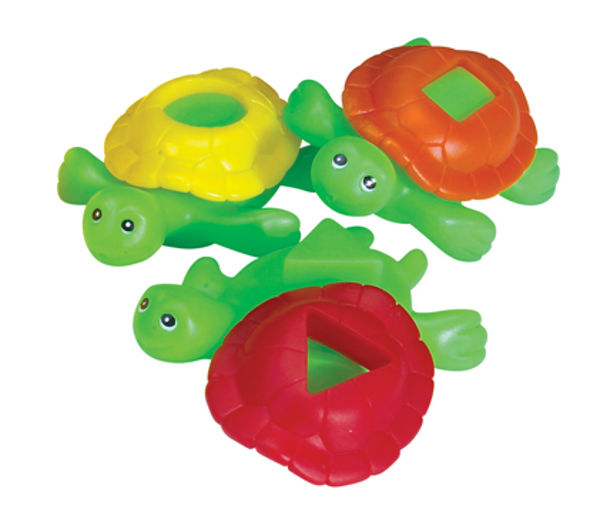 Picture of Smart Splash Shape Shell Turtles, 8 pieces