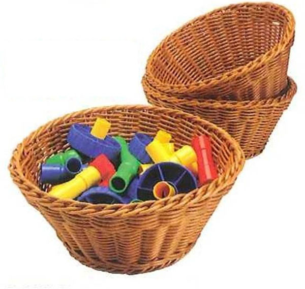 Picture of Round Plastic Woven Baskets