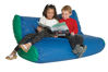 Picture of Blue/Green Double Seat High Back Bean Bag Chair
