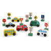 Picture of Wooden Vehicles and Traffic Signs