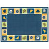 Picture of 5'4" x 7'8" Baby Blues Bold Carpet