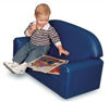 Picture of Blue Vinyl Infant Toddler Sofa