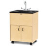 Picture of Portable Sink Hand Washing Station 38" H Counter Black Sink