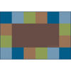 Picture of Grid Border Large Rectangle Rug 12' x 8'