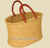 Picture of Large Oval Basket with handles Natural color