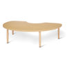 Picture of Maple top Kidney table w/adj legs