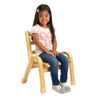 Picture of Natural Wood 13" Stack Chair