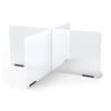 Picture of See Thru Table Dividers - 4 station. Personal Protective Equipment