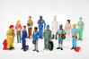 Picture of Career Figures Set 1, includes 12 5" vinyl community helpers