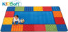 Picture of Pattern Blocks Carpet, 4x6, primary