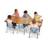 Picture of See Thru Table Divider 6-station, 16"h x 58.5"L x 29.5"d. Personal Protective Equipment.