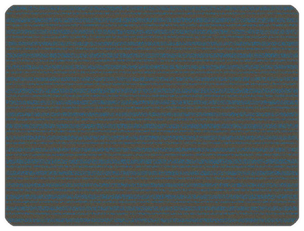 Picture of Subtle Stripe Solid Carpet, 6x9 Gray/Blue