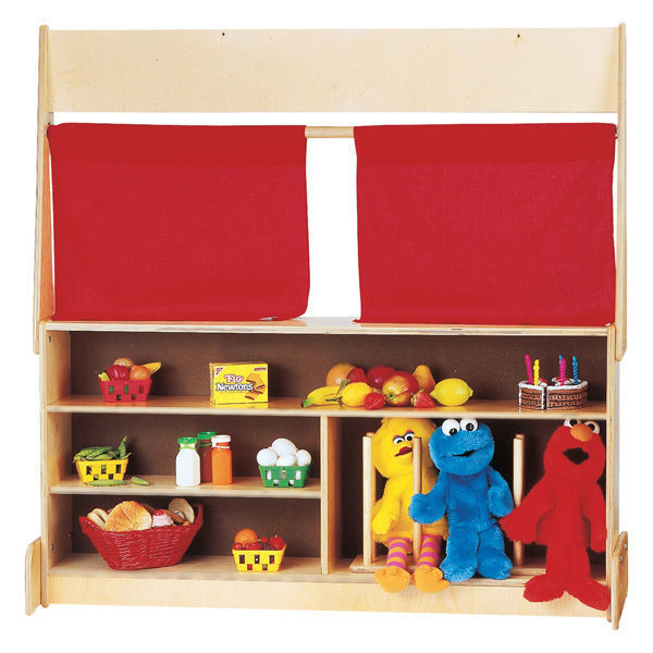 Picture of Imagination Station Red Curtains